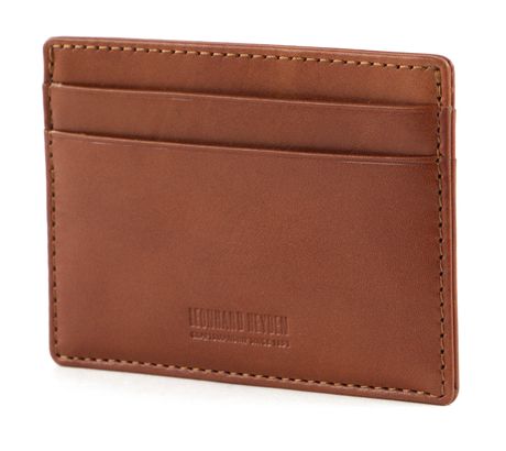 LEONHARD HEYDEN Cambridge Card Case Cognac