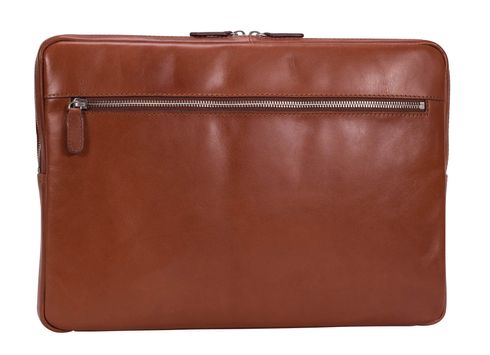 LEONHARD HEYDEN Cambridge Zipped Laptop Case M Cognac