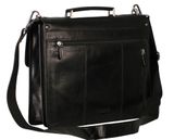 LEONHARD HEYDEN Cambridge Briefcase 2 Compartments Black