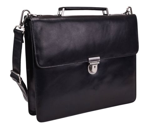 LEONHARD HEYDEN Cambridge Briefcase 1 Compartment Black