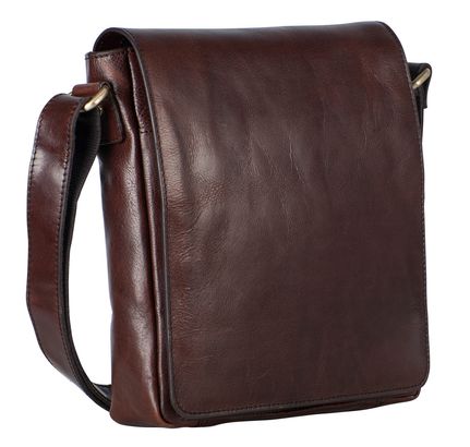 LEONHARD HEYDEN Cambridge Messenger Bag S Redbrown