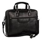 LEONHARD HEYDEN Roma Zipped Briefcase 2 Compartments Black