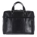 LEONHARD HEYDEN Roma Zipped Briefcase 2 Compartments Black