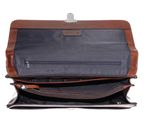 LEONHARD HEYDEN Roma Aktenmappe 2 Fächer 5390 Braun