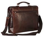 LEONHARD HEYDEN Roma Briefcase 2 Compartments Brown