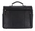 LEONHARD HEYDEN Roma Briefcase 2 Compartments Black
