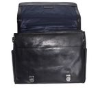 LEONHARD HEYDEN Roma Briefcase 2 Compartments Black