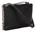 LIEBESKIND BERLIN Goat Vintage / Airforce Snake Crossbody S Black