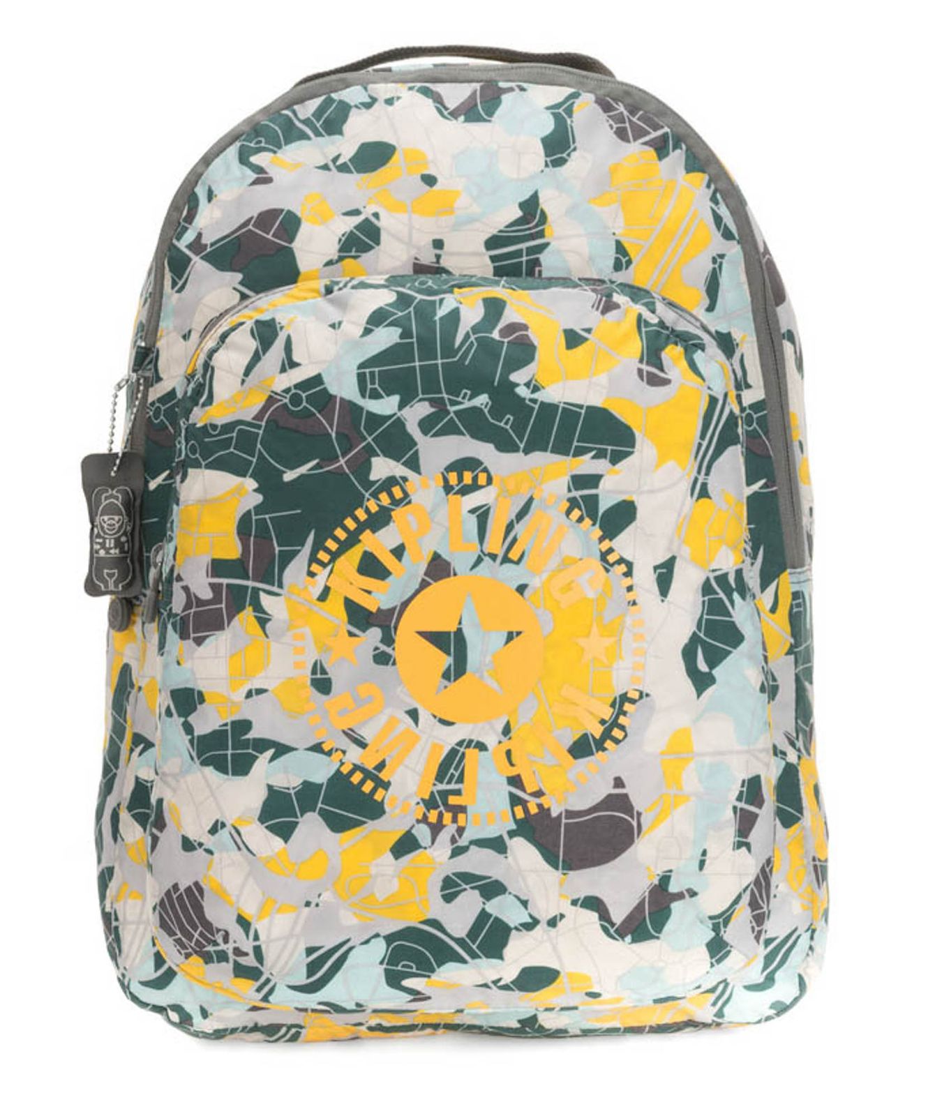 kipling Go Your Own Way Foldable Backpack L Camo Map