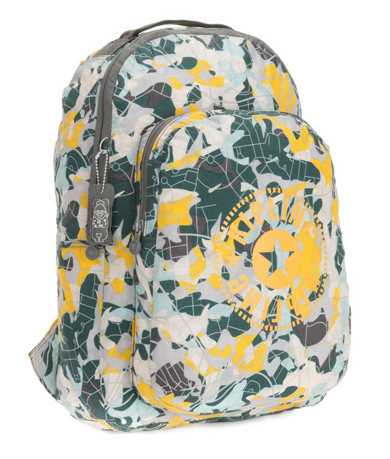 kipling Go Your Own Way Foldable Backpack L Camo Map kipling Go Your Own Way Foldable Backpack L Camo Map