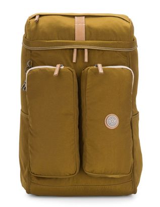 kipling Edgeland Plus Shasta Backpack L Mustard Green