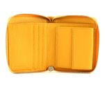 COCCINELLE Metallic Soft Small Zip Around Wallet Sun COCCINELLE Metallic Soft Small Zip Around Wallet Sun