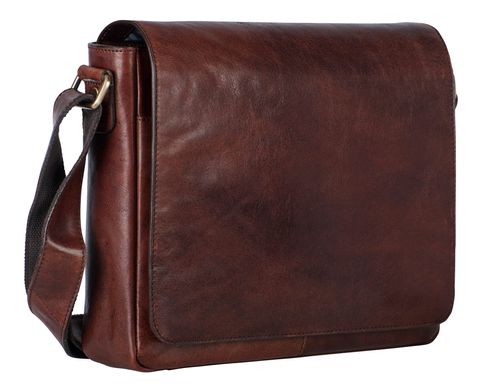 LEONHARD HEYDEN Cambridge Shoulder Bag M Redbrown