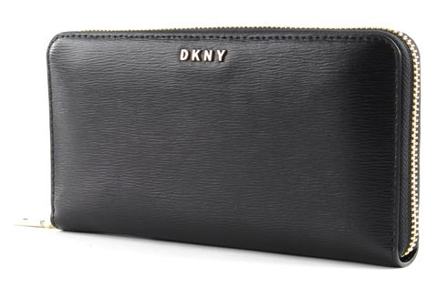 DKNY Bryant New Zip Around Black / Gold
