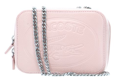 LACOSTE Croco Crew Crossover Bag Pale Blush