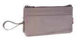 Hedgren Follis Franc 3 Zipper Pouch RFID XL XL Sepia / Brown Hedgren Follis Franc 3 Zipper Pouch RFID XL XL Sepia / Brown