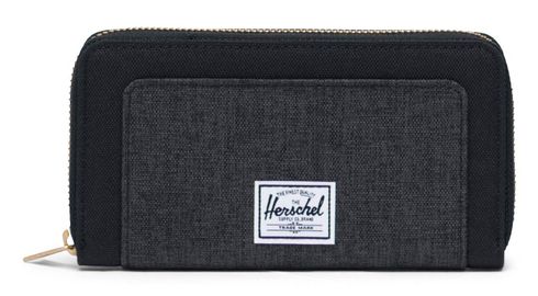 Herschel Thomas Wallet Black / Black Crosshatch