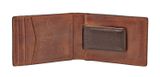 FOSSIL Quinn Money Clip Bifold Brown