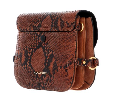 COCCINELLE Zaniah Python Shoulderbag Tan | Buy bags, purses