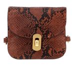 COCCINELLE Zaniah Python Shoulderbag Tan COCCINELLE Zaniah Python Shoulderbag Tan