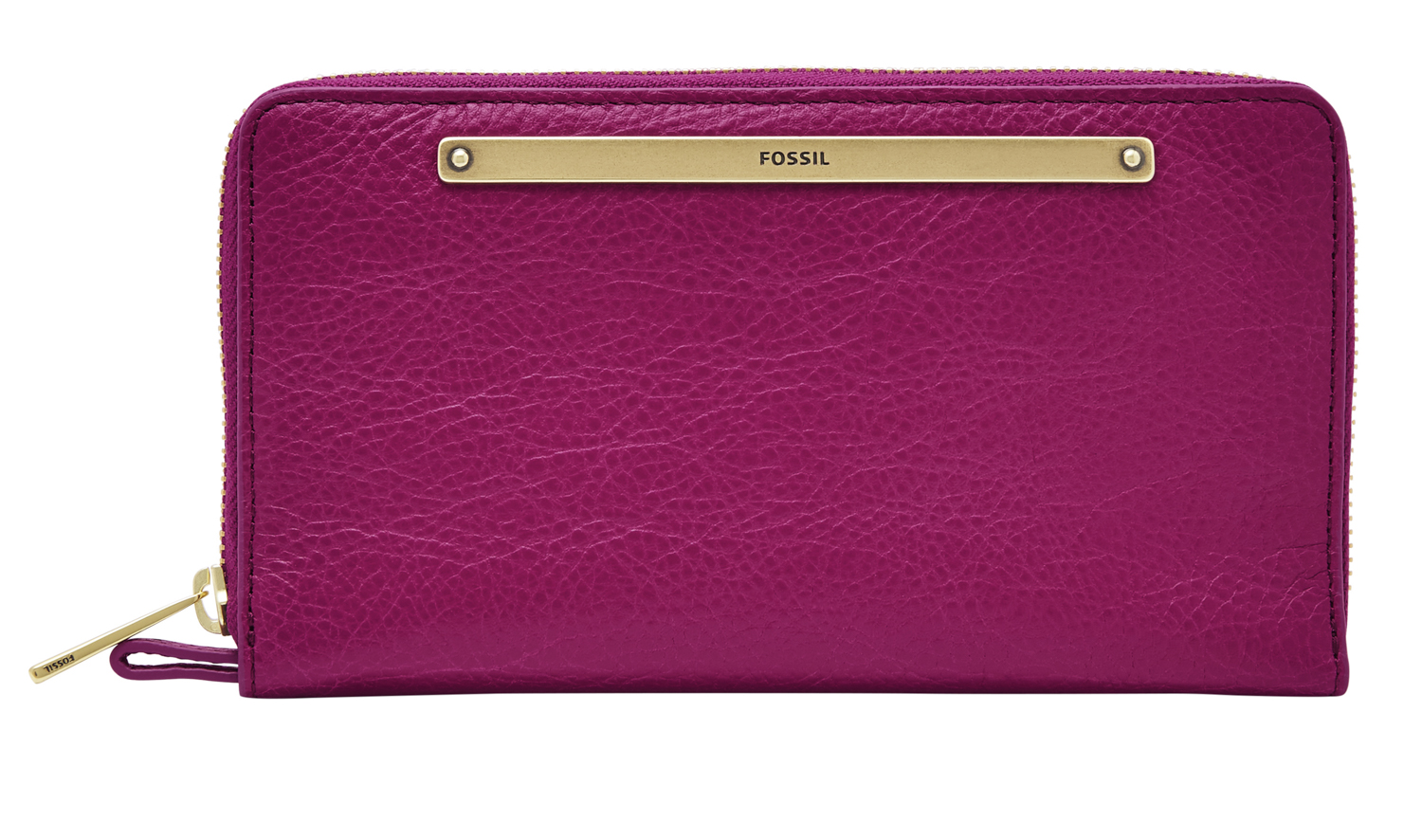 FOSSIL Liza Zip Around Clutch Magenta | Buy bags, purses & accessories ...