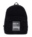 REPLAY Cotton Canvas Backpack Black