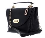 TOMMY HILFIGER Soft Turnlock Satchel Black TOMMY HILFIGER Soft Turnlock Satchel Black