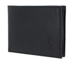 U.S. POLO ASSN. Gary Horizontal Wallet with Flap Black