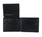 U.S. POLO ASSN. Gary Horizontal Wallet with Coin Holder and Flap Black