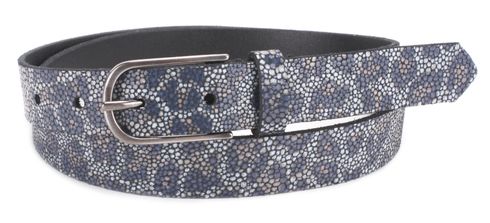 Tamaris Leather Belt W95 Dark Blue