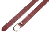Tamaris Leather Belt W100 Bordeaux