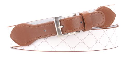 Tamaris Leather Belt W115 White