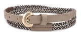 Tamaris Leather Belt W90 Black-White Tamaris Leather Belt W90 Black-White