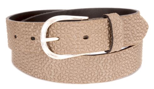 Tamaris Leather Belt W95 Beige