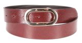 Tamaris Leather Belt W120 Bordeaux