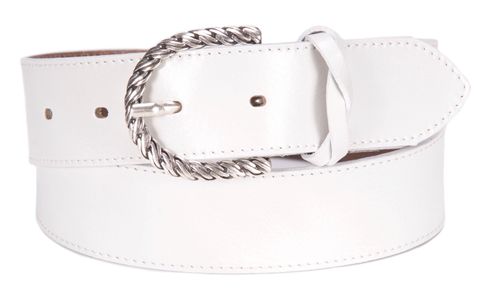 Tamaris Leather Belt W130 White