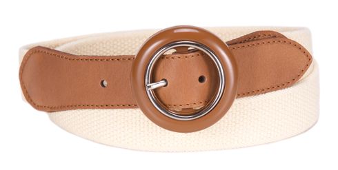 Tamaris Leather Belt W80 Beige