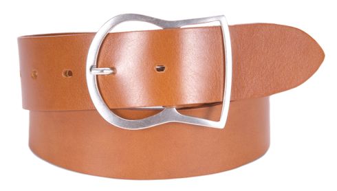 Tamaris Leather Belt W85 Cognac