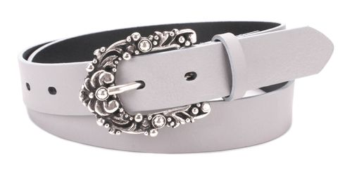 Tamaris Leather Belt W95 Grey