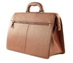 PIQUADRO Black Square Doctor´s Bag Cuoio Tabacco