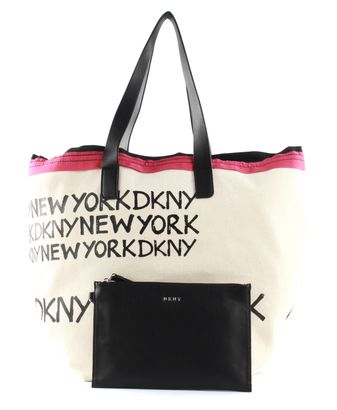 DKNY Cori Shopper Ivory Multi