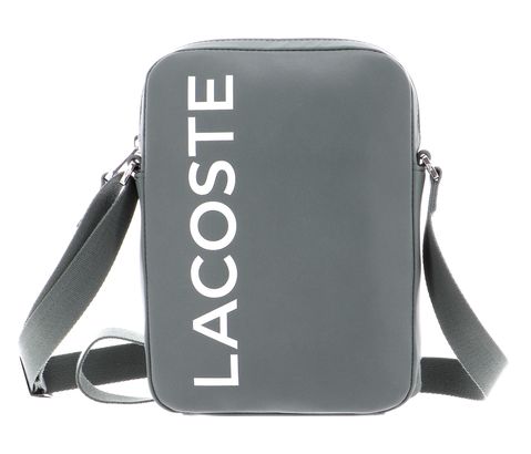 LACOSTE L.12.12 Cuir Animation M Vertical Camera Bag Thyme