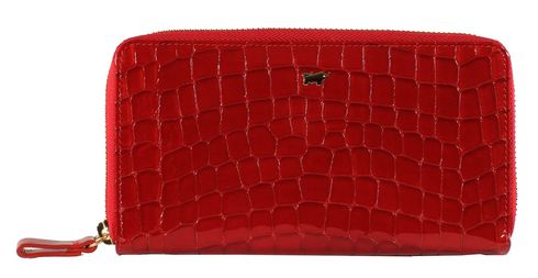 Braun Büffel Verona Zip Wallet 18CS Rot