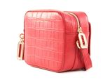 TOMMY HILFIGER Canvas Mix Camera Bag Croco Barbados Cherry