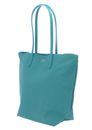 LACOSTE L.12.12 Concept Vertical Shopping Bag Green Blue Slate