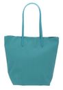 LACOSTE L.12.12 Concept Vertical Shopping Bag Green Blue Slate