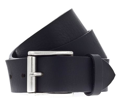 Vanzetti Classics 40mm Full Leather Belt W115 Black - kürzbar