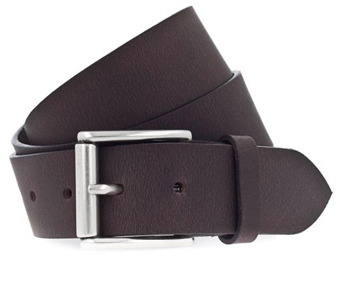 Vanzetti Classics 40mm Full Leather Belt W90 Dark Brown - shortenable