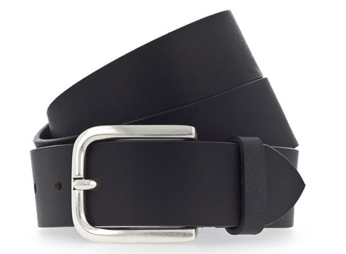 Vanzetti Classics 40mm Full Leather Belt W85 Black - shortenable