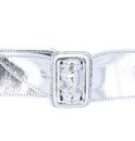 Vanzetti Sun Kissed 50mm Full Leather Belt W80 Silver Metallic
